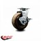Service Caster 4 Inch High Temp Phenolic Swivel Caster with Roller Bearing and Brake SCC SCC-20S420-PHRHT-TLB - alternate 2